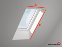 Moskitiera VELUX ZIL z białymi prowadnicami