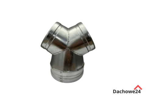 Trójnik 2 kanały Ø110 mm na jeden kanał Ø 150 mm Trójnik 2 kanały Ø110 mm na jeden kanał Ø 150 mm