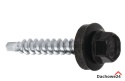 Wkręty farmerskie samowiercące z podkładką EPDM ocynkowane 4,8 x 35mm (wiaderko 500szt) Wkręty farmerskie samowiercące z podkładką EPDM ocynkowane 4,8 x 35mm (wiaderko 500szt)