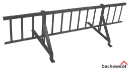 Płotek przeciwśniegowy IVT 480cm do blachodachówek 350/30mm