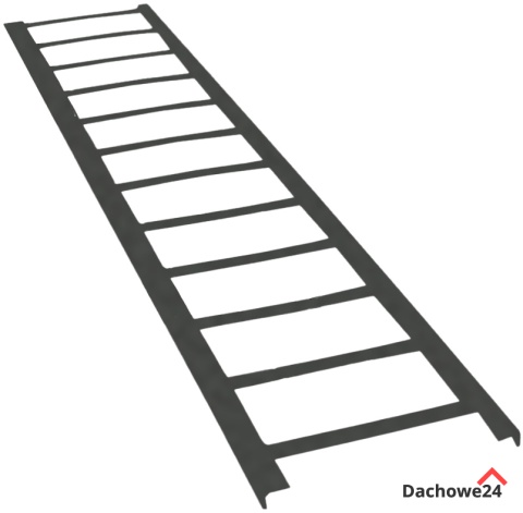 Płotek przeciwśniegowy IVT 480cm do blachodachówek 350/30mm