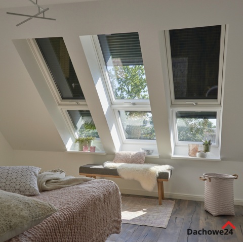 Roleta zewnętrzna VELUX SML 94cm x 140cm, PK08, P08 sterowana elektrycznie