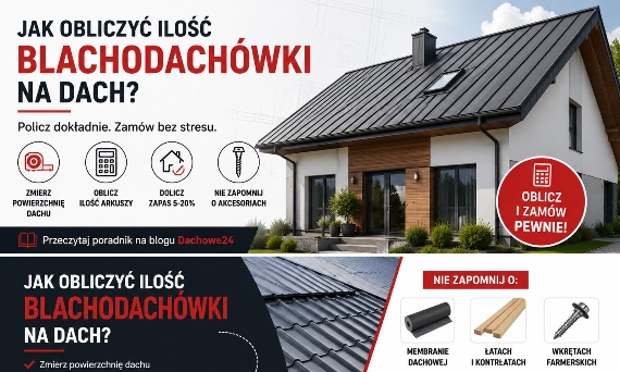 Jak obliczyć ilość blachodachówki?